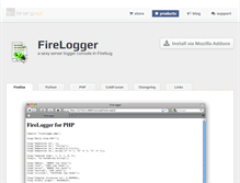 Tablet Screenshot of firelogger.binaryage.com