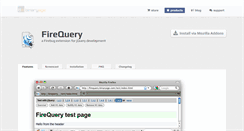 Desktop Screenshot of firequery.binaryage.com