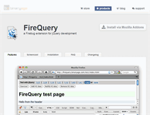 Tablet Screenshot of firequery.binaryage.com