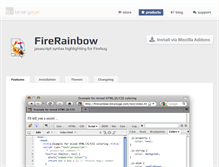 Tablet Screenshot of firerainbow.binaryage.com