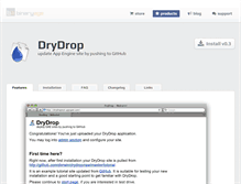 Tablet Screenshot of drydrop.binaryage.com